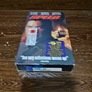 Speed (VHS, 1994, unopened / new with watermark) Keanu Reeves Sandra Bullock
